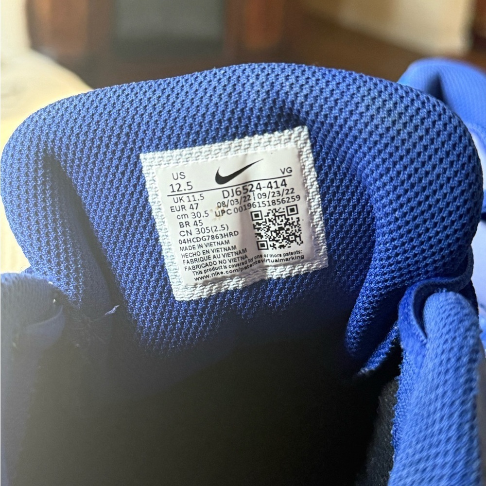 Nike fastflex Royal Blue Athletic Cleats - Picture 4 of 6